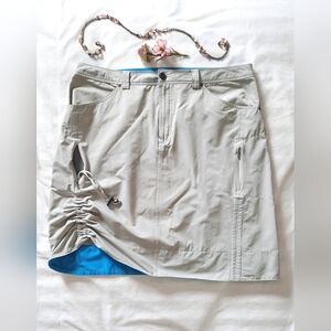 Mtn HARD WEAR Cargo Skirt, 6 Pockets, Khaki Beige